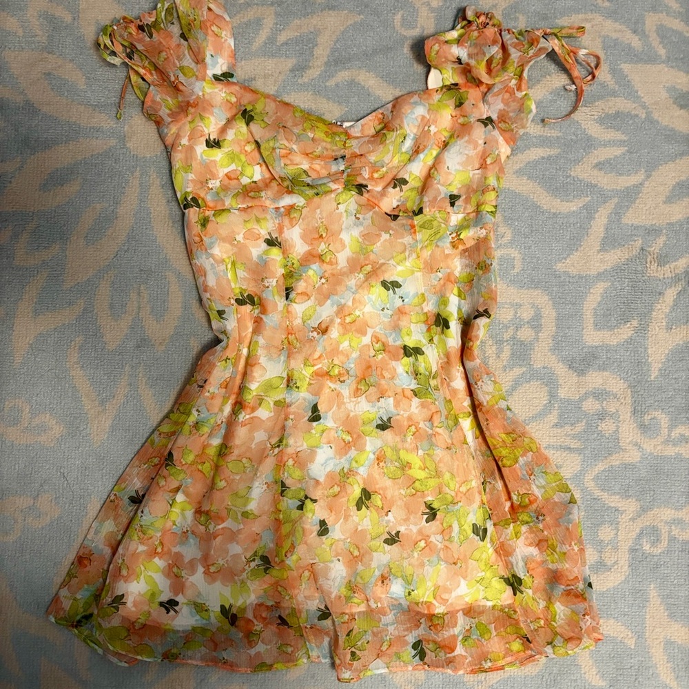 City Studio Babydoll Floral Dress